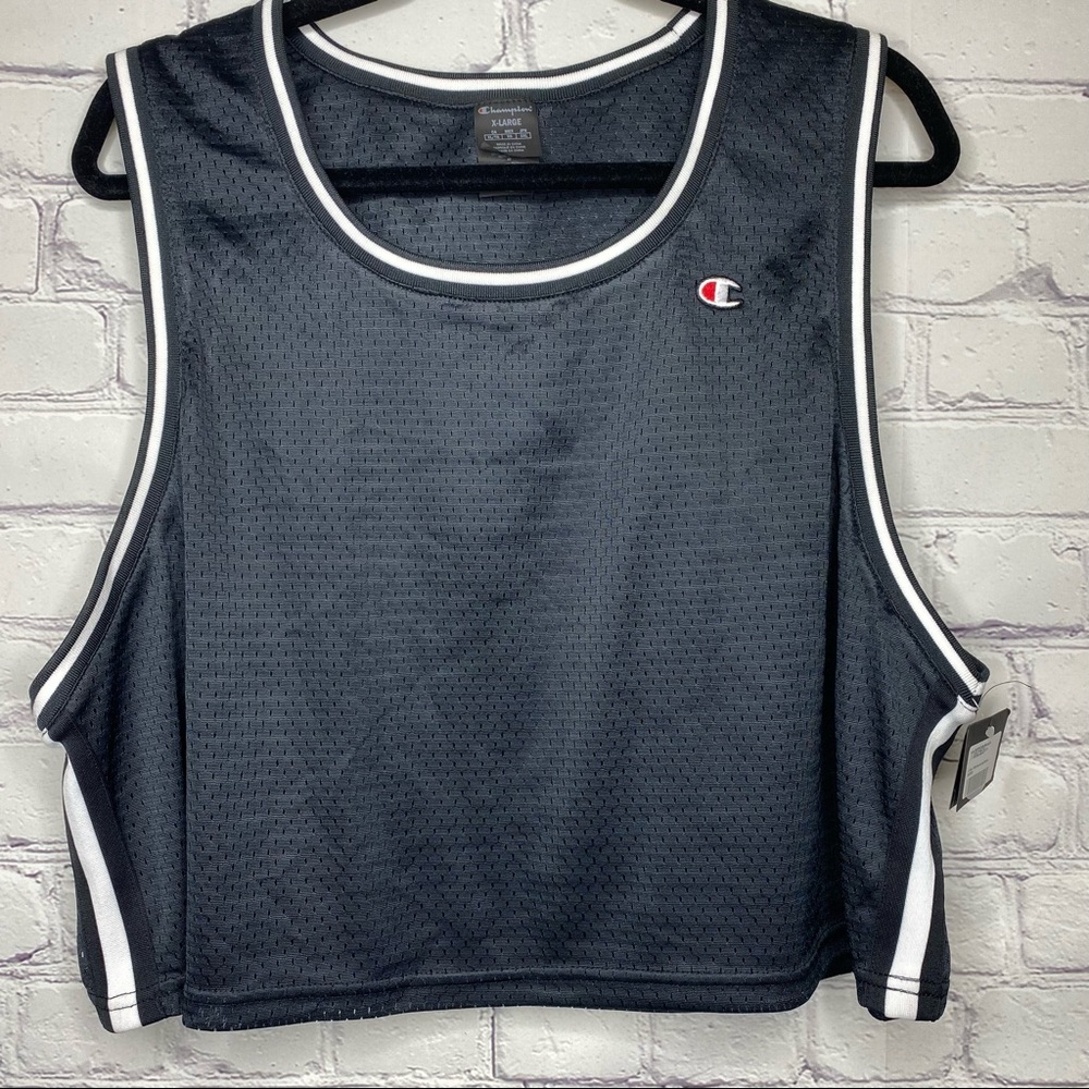 Champion Reversible Mesh Jersey Cropped Tank - Picture 5 of 9